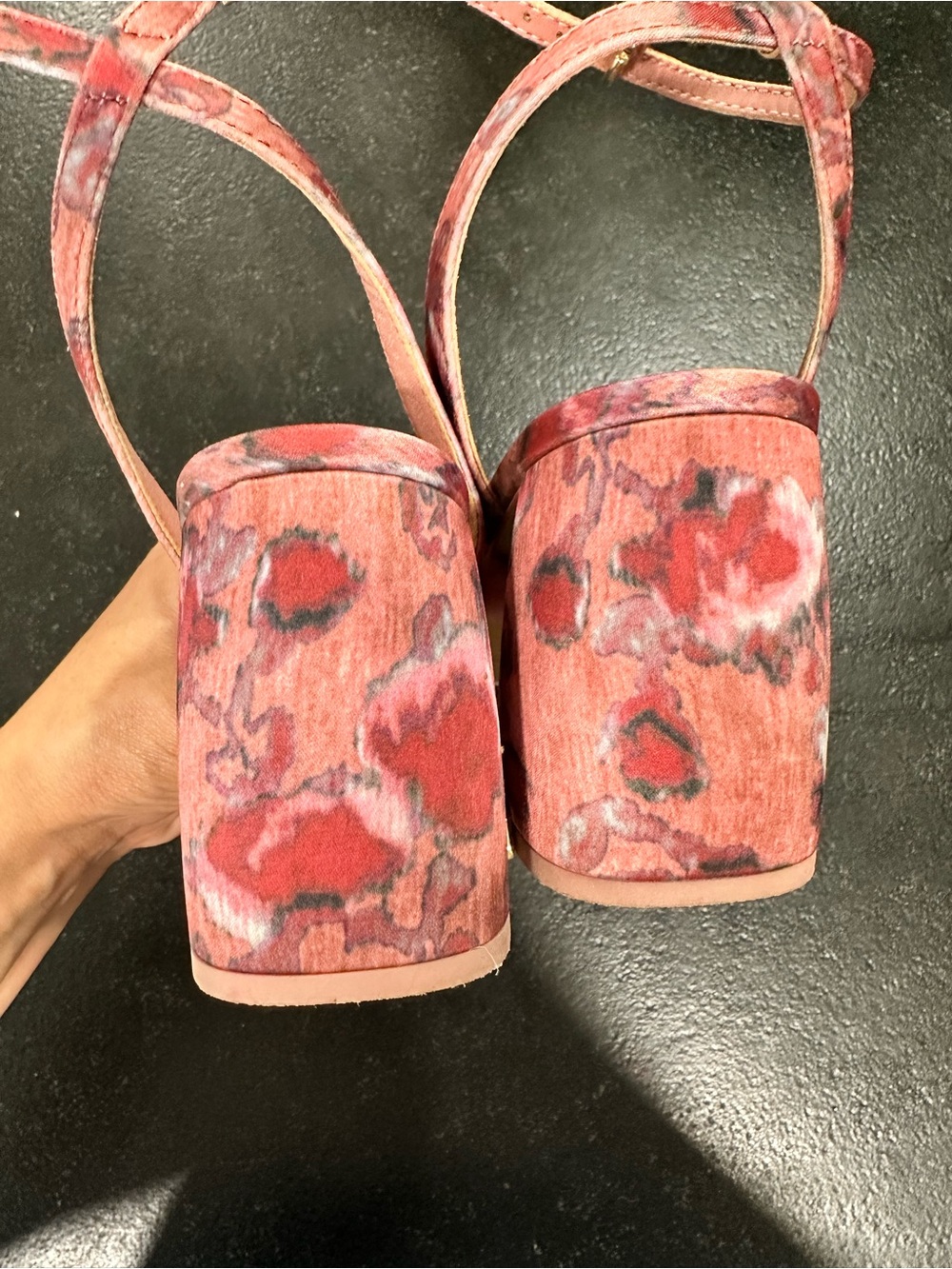 Sam Edelman Circus Aria Floral Block Heel Sandals - Picture 4 of 7